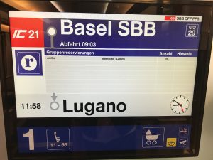 Zug Tafel mit Jukibu Gruppenreservierung