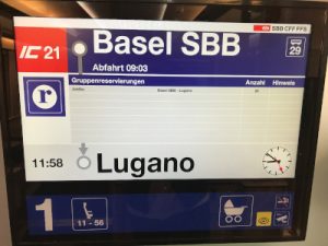 Zug Tafel mit Jukibu Gruppenreservierung